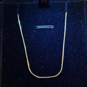 10K Yellow Gold Solid 26” .9mm Franco Round Wheat Chain Necklace 2.1 Grams NEW